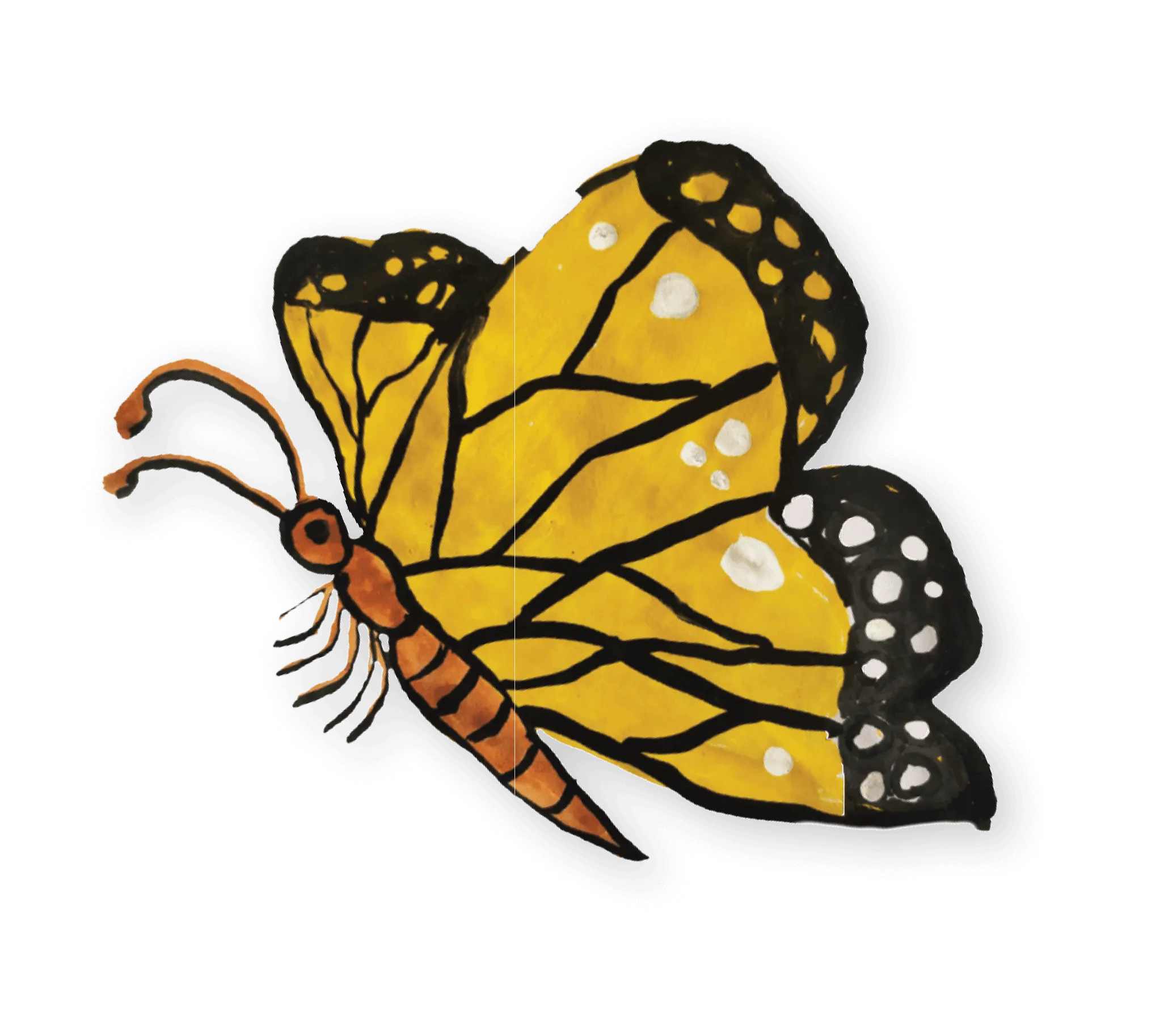 Tomorrowland Foundation Butterfly Yellow