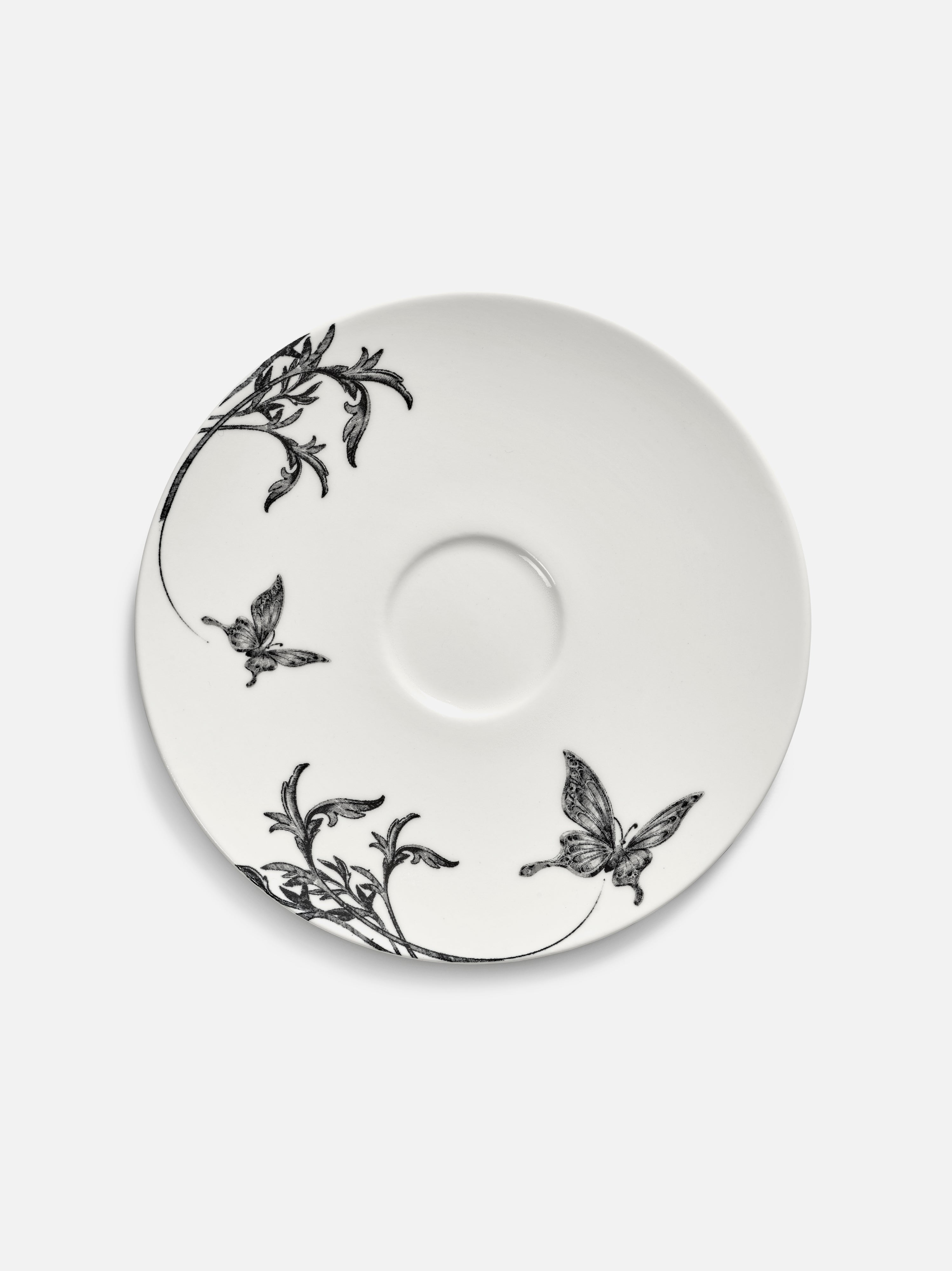SERAX SAUCER CAPPUCCINO BUTTERFLY BALLET - 1
