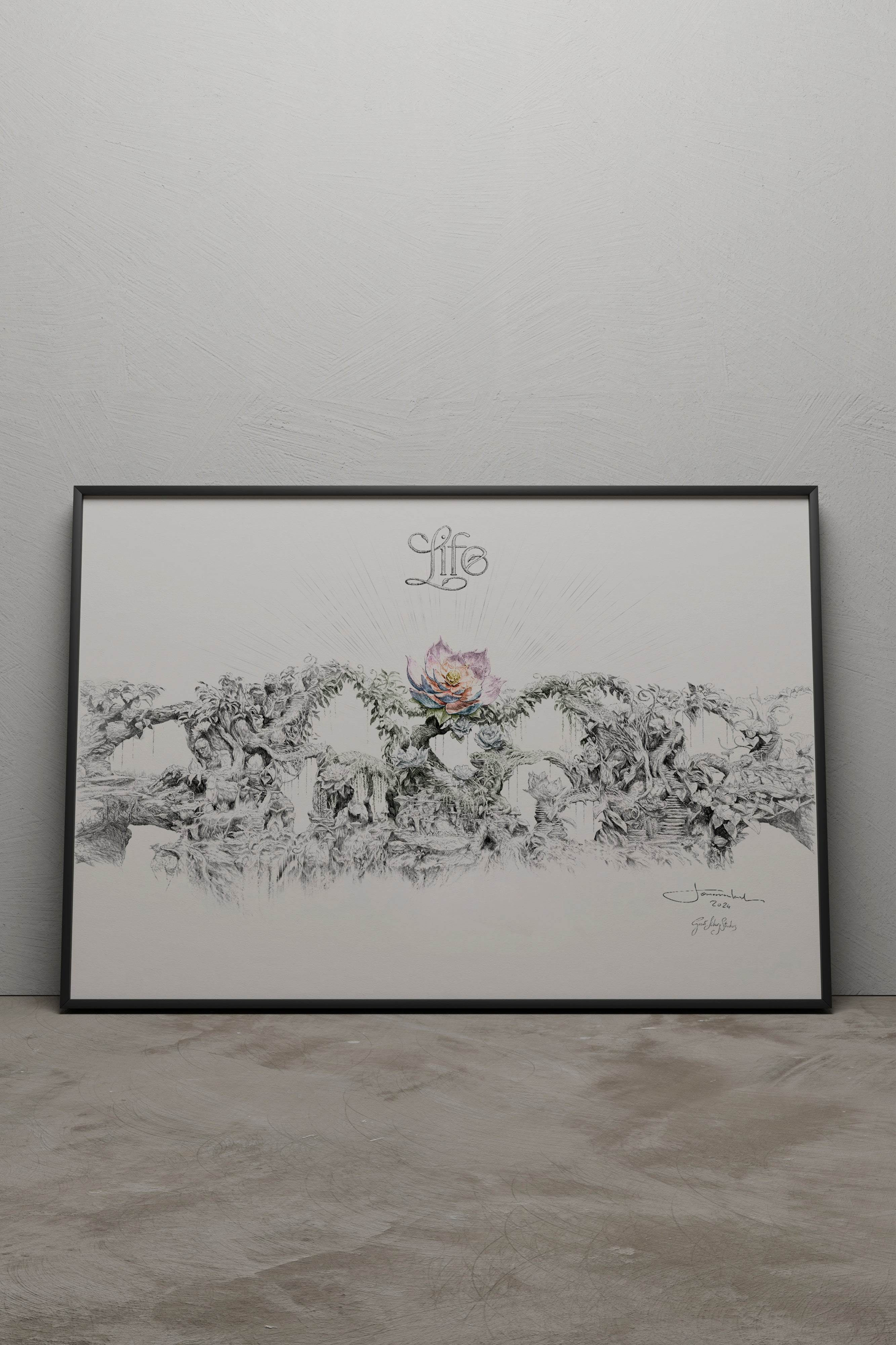 LIFE MAINSTAGE - A2 BLACK FRAME - 1