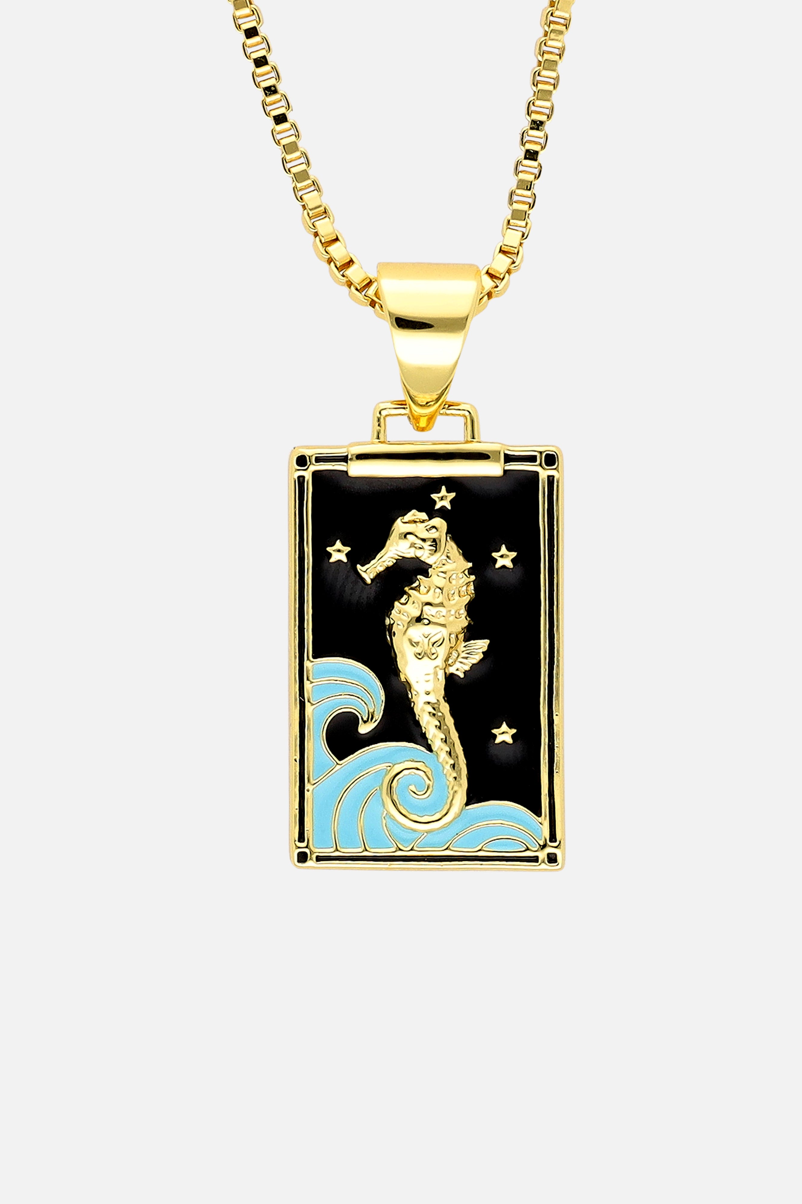 SEAHORSE PENDANT NECKLACE - 2