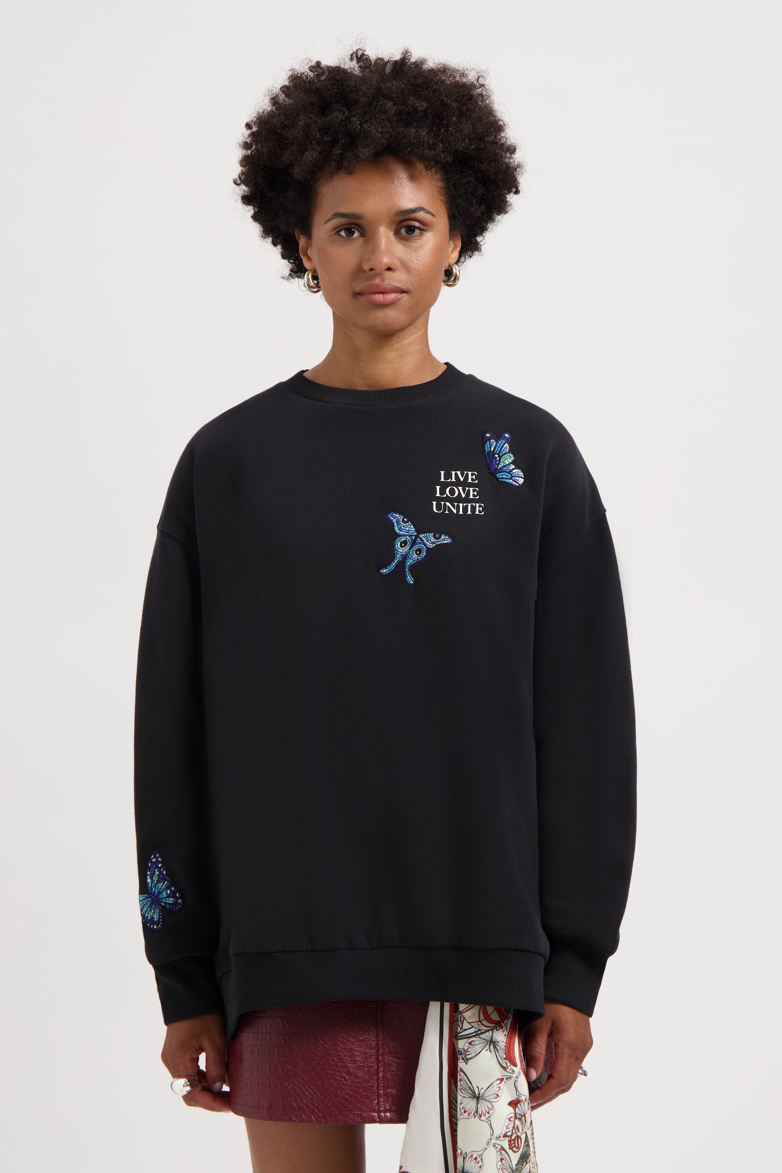 STAIRWAY BUTTERFLY SWEATSHIRT WOMEN - 7